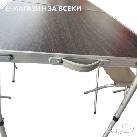 Комплект сгъваема къмпинг маса с 4 стола, снимка 8 - Къмпинг мебели - 53947962