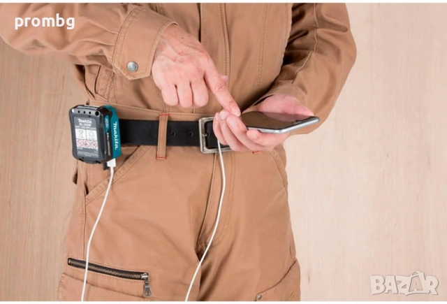 Makita USB адаптор за зарежданe на смартфони, таблети, 10,8 V/12 V, снимка 6 - Други инструменти - 34784370