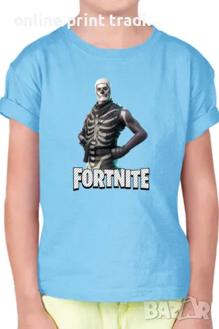 Детска тениска Фортнайт Fortnite Skull Trooper 02, снимка 15 - Детски тениски и потници - 48524404