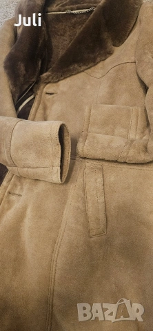 Кожено палто, снимка 5 - Палта, манта - 53439506