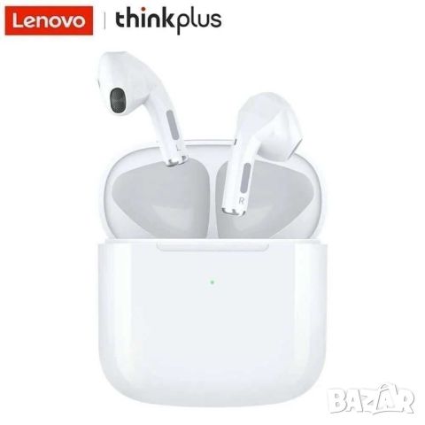 Безжични Bluetooth слушалки Lenovo Thinkplus TW50, Бели, снимка 1 - Bluetooth слушалки - 45990854