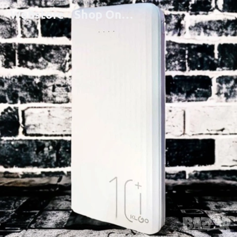 Преносима батерия KLGO KP-56 10000mAh, снимка 5 - Външни батерии - 53583091