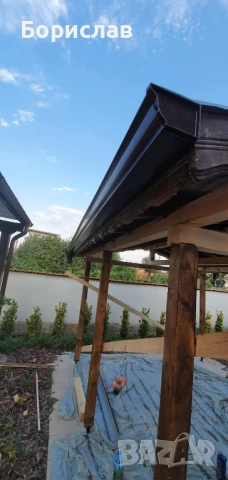 Ремонт на покриви изживяване на навеси и беседки , снимка 17 - Ремонти на покриви - 53822379