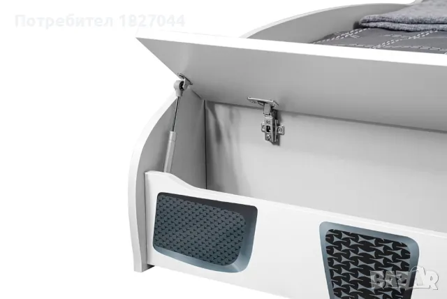 легло кола SPEEDY бяла, снимка 5 - Мебели за детската стая - 49801061