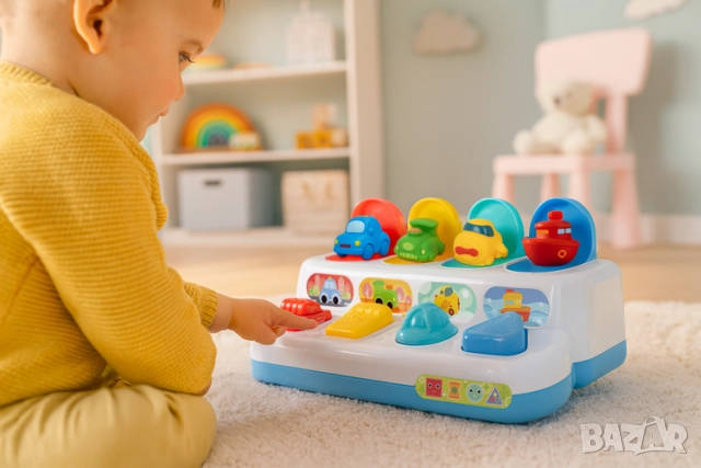 Интерактивна бебешка играчка / Pop up играчка / Изскачаща играчка, снимка 5 - Образователни игри - 52598801