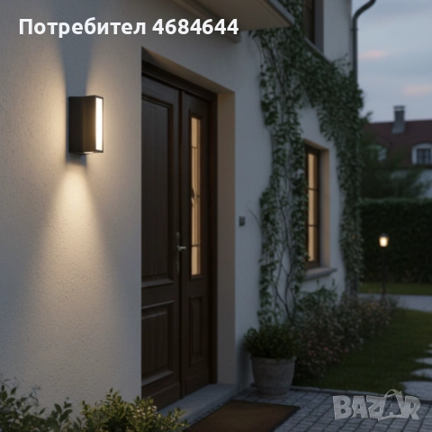 Висококачествена LED стенна лампа Luna Lighting – 11W, 3000K, 300 lm