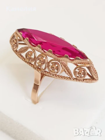 Руско злато. Уникат. , снимка 6 - Пръстени - 51213529