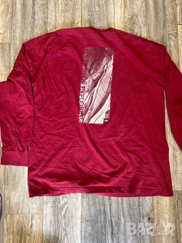 The North Face Red Long Sleeve Shirts — размер XL, снимка 3 - Блузи - 46191175