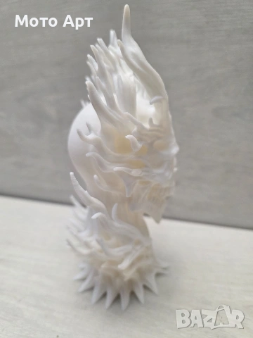 Демонска Дяволска Глава Фигура Демон Дявол Diablo 3D 3Д Принт за Оцветяване Оригинален Подарък, снимка 4 - Декорация за дома - 54167039