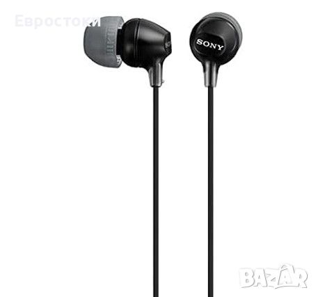 Слушалки Sony MDR-EX15AP, кабелни слушалки с микрофон, цвят: черно, снимка 3 - Слушалки и портативни колонки - 46772925