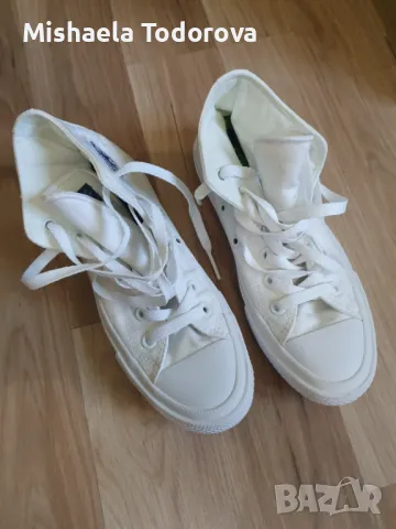 Нови Бели кецове оригинални Converse N 36,5 , снимка 6 - Кецове - 47037059