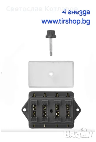 Легло за бушони с 4бр гнезда 12V - 24V, снимка 3 - Аксесоари и консумативи - 48207131