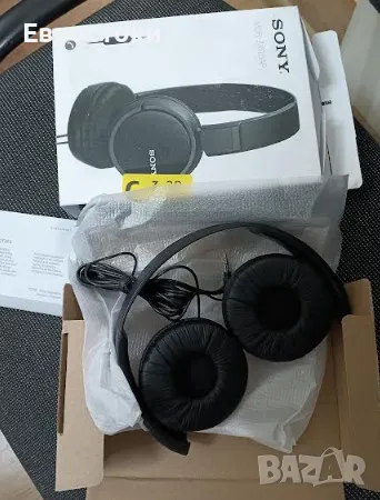 Слушалки SONY MDR-ZX110AP, кабелни слушалки с микрофон, цвят: черно, снимка 6 - Слушалки и портативни колонки - 48546471