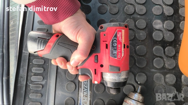 Milwaukee M12 FID-0 ударен импакт +Milwaukee M12 FPD-0, 44 Nm Milwauke ударен безчетков винтоверт , снимка 5 - Винтоверти - 54082441