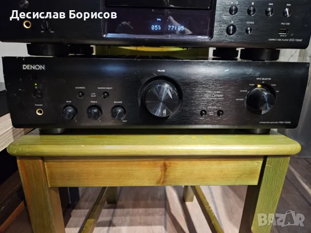 Denon PMA 720AE+Denon DCD 720AE, снимка 2 - Ресийвъри, усилватели, смесителни пултове - 49392755