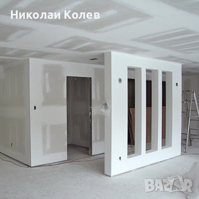 Поставяне на гипсокартон и довършителни ремонти