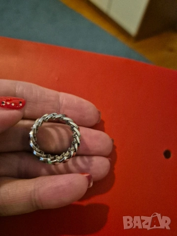 красив пръстен стомана, снимка 2 - Пръстени - 53060624