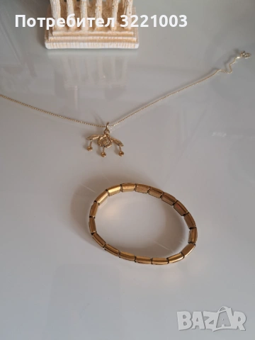 Колие и гривна от неръждаема стомана , снимка 4 - Колиета, медальони, синджири - 54219105