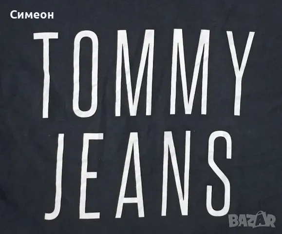 Tommy Jeans T-Shirt оригинална дамска тениска М памучна фланелка, снимка 4 - Тениски - 48613592