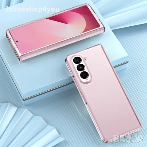 Прозрачен Кейс за Samsung Galaxy Z Fold6 от две части, снимка 2 - Калъфи, кейсове - 46915279