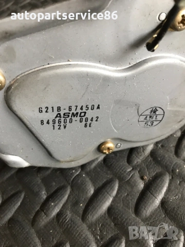 Мотор за заден чистач за Mazda 6 2007 (2002) 849600-0042, G21B-67450A, снимка 3 - Части - 53706409