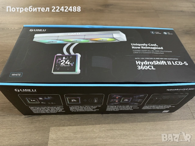 Продавам Lian Li HydroShift II LCD-S 360CL AiO, RGB, LCD Display