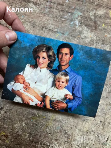 Картичка кралското с кралското семейство