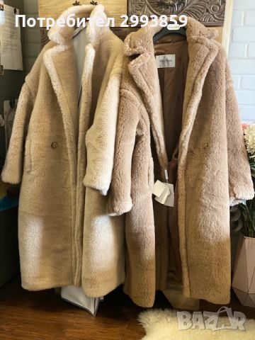 Палто камилска вълна+кашмир* teddy bear max mara Icon coat, снимка 8 - Палта, манта - 34856101