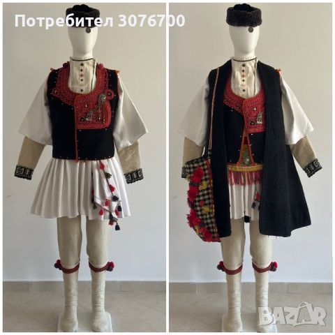 Македонска мъжка носия/ област Мариово/ автентична