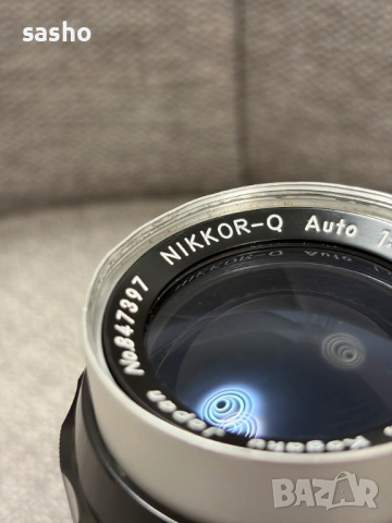 Обектив Nikkor-Q Auto 135mm f/3.5 – преработен (AI) за съвременни Nikon тела, снимка 4 - Обективи и филтри - 53611336