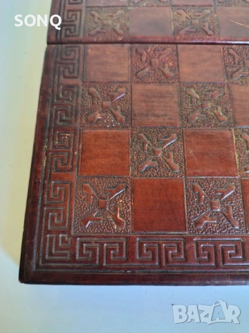 Стар Колекционерски Шах,Табла, снимка 12 - Антикварни и старинни предмети - 53838659