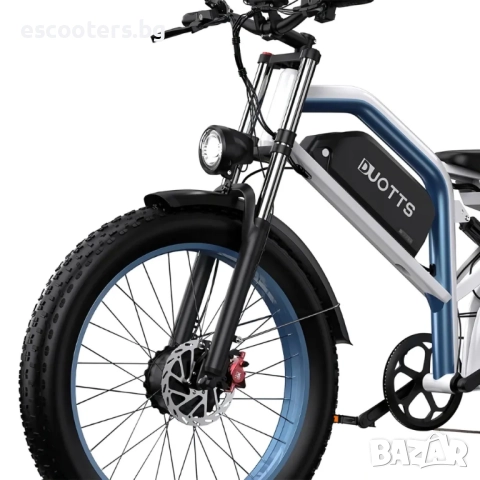 Електрически велосипед Duotts N26 | 2x750W | 48V 20Ah | 55км/ч с Масур, снимка 5 - Велосипеди - 52833796