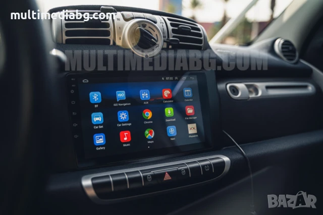 Smart ForTwo 2005-2010 Мултимедия Навигация Android, снимка 3 - Аксесоари и консумативи - 51113895