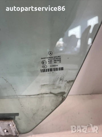 Стъкло за предна лява врата 320 CDI за Mercedes CLS W219 320 CDI (2009), снимка 2 - Части - 54010108