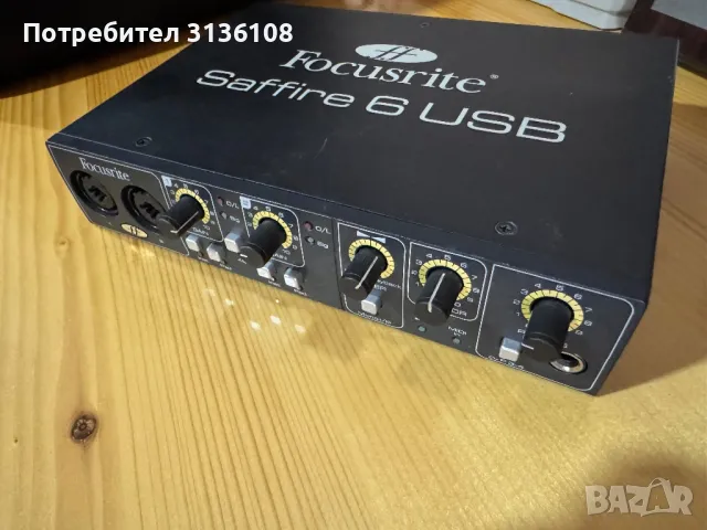 Focusrite Saffire 6 USB звукова карта, снимка 3 - Други - 47312555