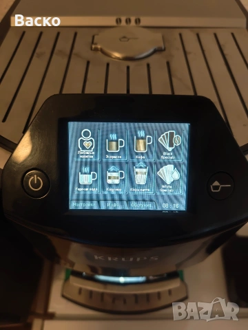 Кафе автомат KRUPS (за обслужване), снимка 3 - Кафемашини - 53904455