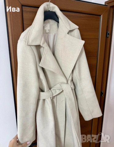Дамско палто H&M S/M размер, снимка 3 - Палта, манта - 53949900