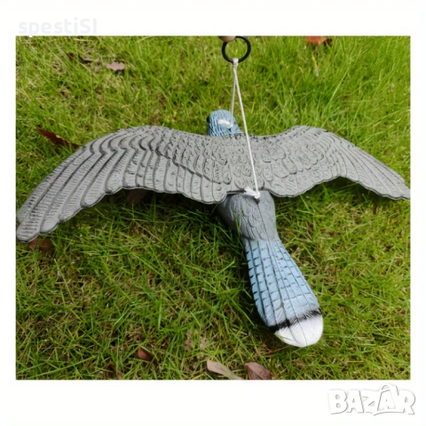 Плашило за птици Сокол в полет – Висящ макет за защита от вредители - КОД 4906, снимка 2 - Други - 53480624