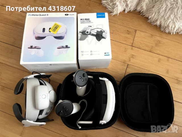 Meta Quest 3 (VR headset), снимка 3 - Други игри и конзоли - 52987435