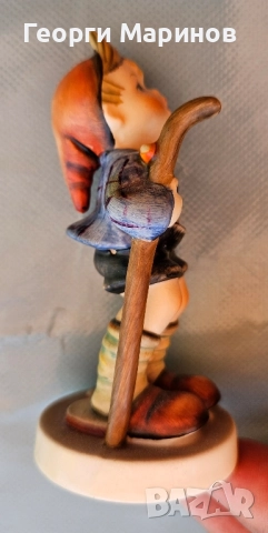 Goebel Hummel порцеланова фигура Little Hiker, 16 2/0, 1973 г., снимка 2 - Колекции - 51543001