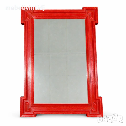 Стилно декоративно огледало с масивна дървена рамка