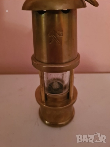 Миньорска лампа бронзова, снимка 2 - Колекции - 52898958