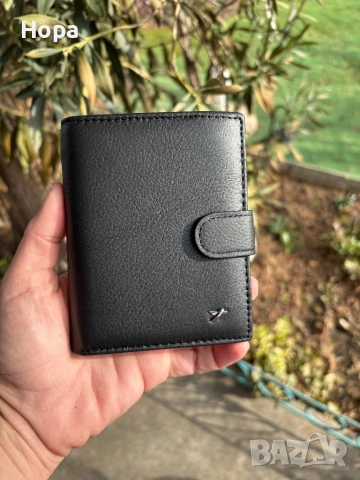 Мъжко портмоне от естествена кожа
