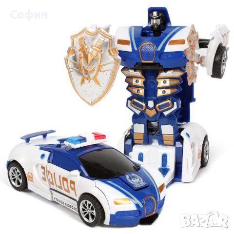 Детска играчка робот трансформираща се в количка - TOYCAR36, снимка 1 - Коли, камиони, мотори, писти - 46290520