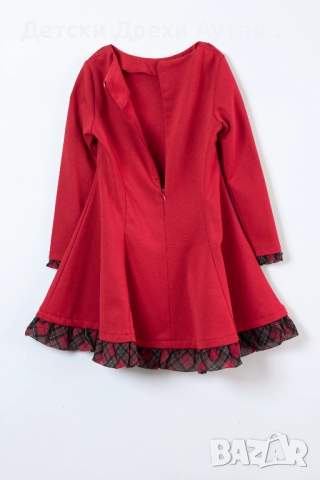 Нови рокли за момичета с дълъг ръкав и блестящи камъни. 104-134, снимка 14 - Детски рокли и поли - 51938476