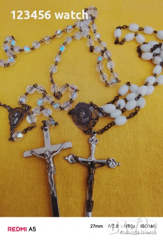 Стари броеници сес естествън камък, снимка 3 - Антикварни и старинни предмети - 53664624