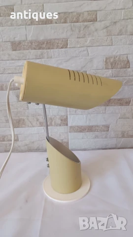 Полска настолна лампа - Szarvasi Vas-Fémipari SZ. - метална - №17, снимка 5 - Антикварни и старинни предмети - 51260211