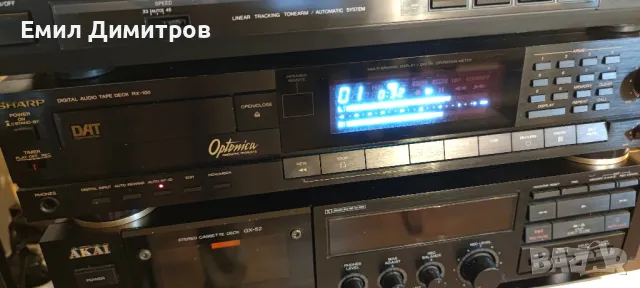 Sharp DAT RX-100 Tape Deck, снимка 1 - Декове - 47822919