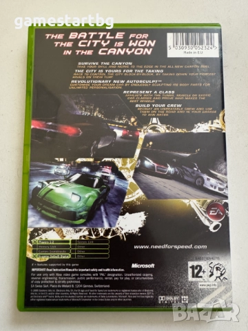 Need For Speed Carbon за Xbox classic/Xbox original, снимка 2 - Игри за Xbox - 51943673