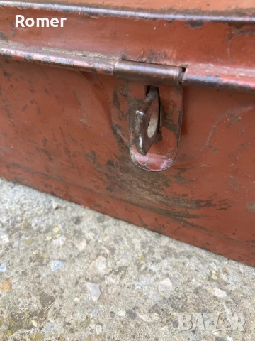 Стара метална кутия за инструменти, снимка 7 - Антикварни и старинни предмети - 50812945